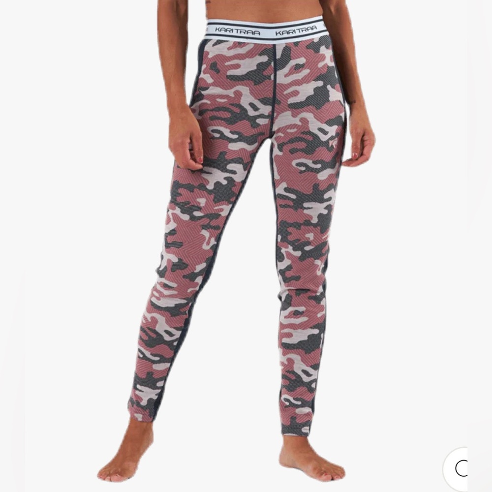 KARI TRAA KONGLE Legging/Ski Pant Grey and Pink Size XS New‎ with tags